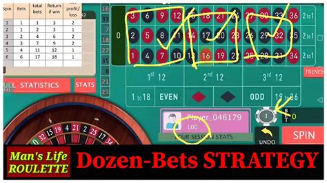 roulette dozens strategy